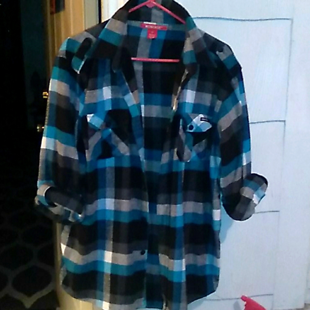 XL Mobtage casual button up